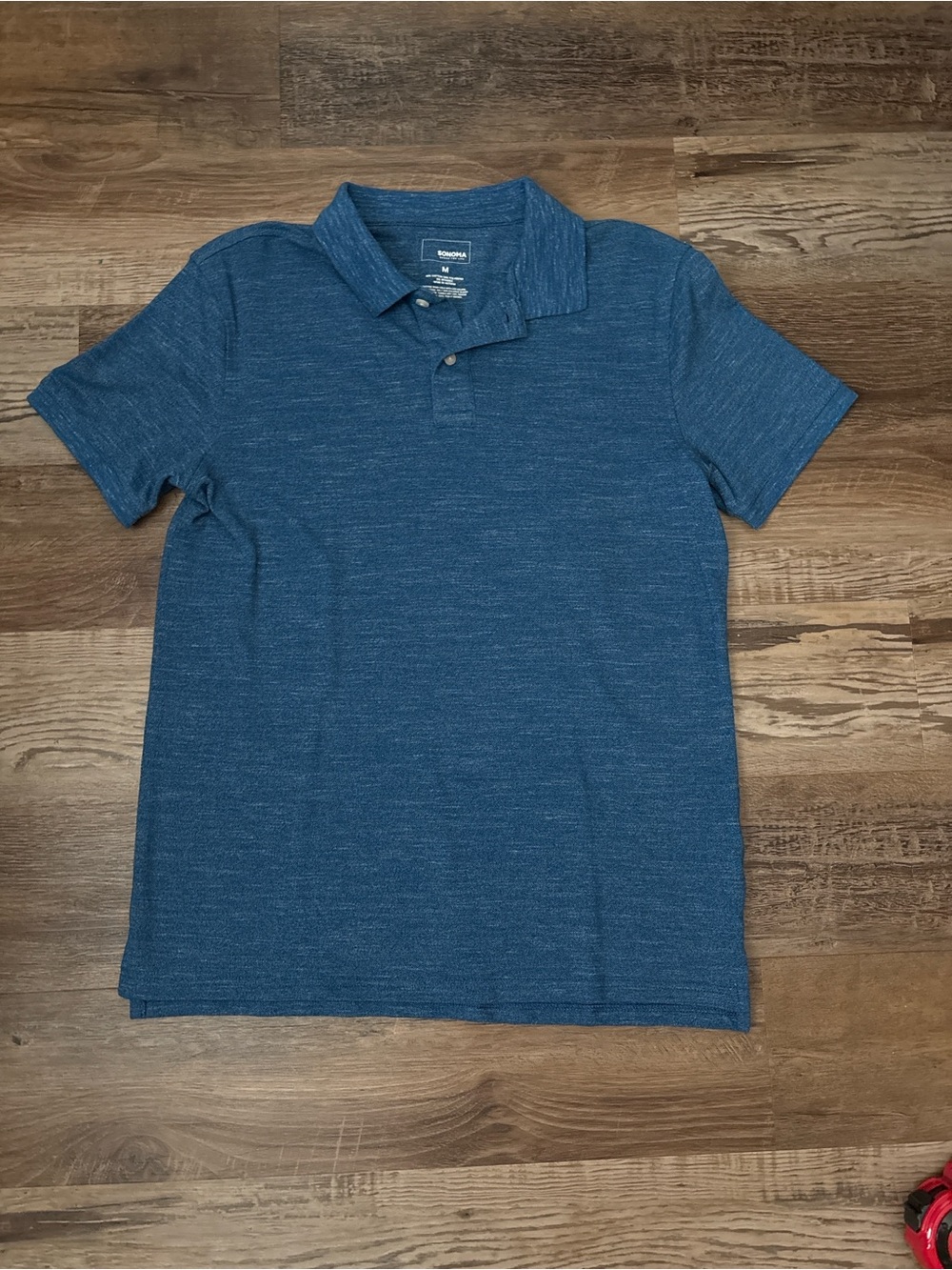Sonoma Men’s Heathered Blue Polo